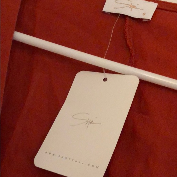 Orange tie top - Picture 3 of 3